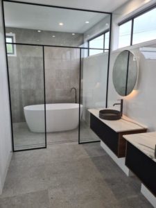 Semi Frameless Shower Screen