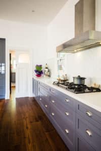 Hampton Style Cupboard Kitchen Grey