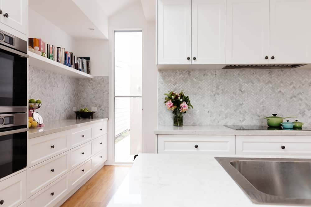 Hampstons Style Cupboard Kitchen White