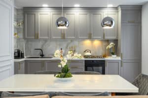 Grey Textured Kitchen