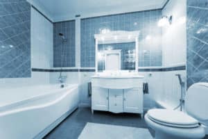 Blue Bathroom Tile Design 12