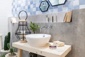 Blue Bathroom Tile Design 9