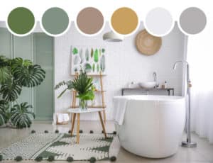 Bathroom Colour Schemes Tropical