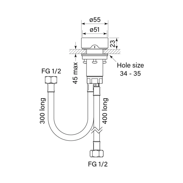 ZERO PROGRESIV SMOOTH HOB MIXER - Image 3