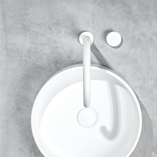 ZERO PROGRESIV SMOOTH HOB BASIN MIXER TALL CURVE - Image 3