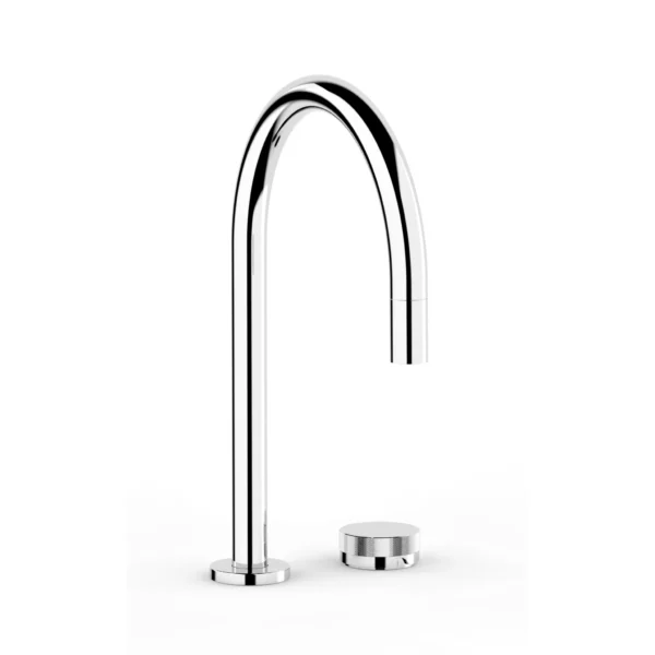 ZERO PROGRESIV KNURL SINK MIXER W. PULL OUT, CURVE