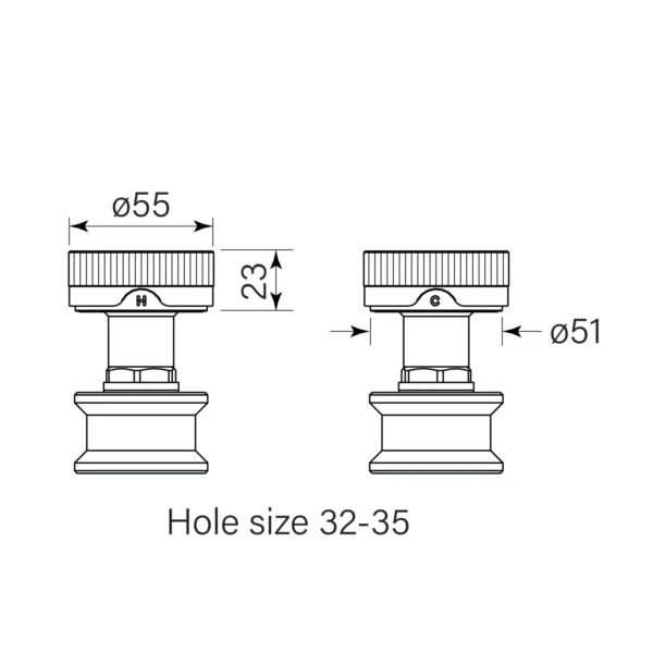ZERO HOB TOP ASSY PR FLUTED - Image 2