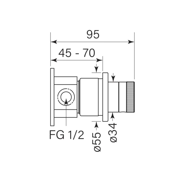 ZERO DIVERTER SWITCH, FLUTED - Image 2