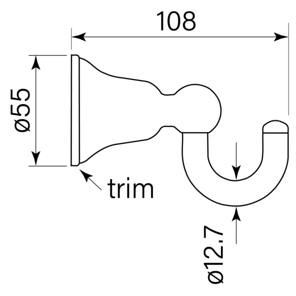 CASCADE ROBE HOOK - Image 2