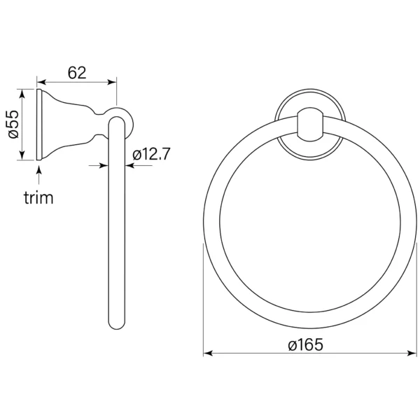 CASCADE TOWEL RING - Image 2