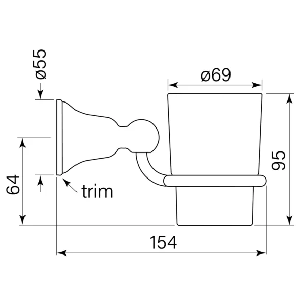 CASCADE TUMBLER AND HOLDER - Image 2