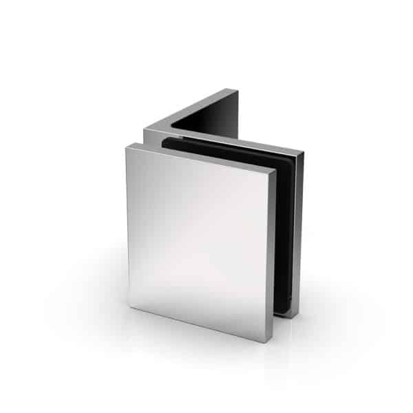 SHOWER BRACKET, GLASS-TO-WALL 90 DEGREE