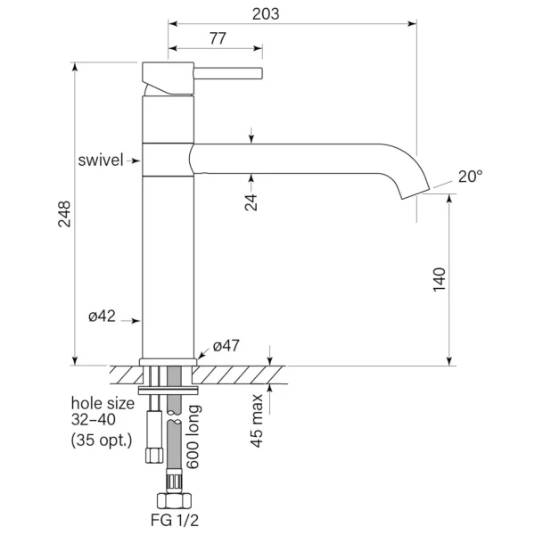 PEGASI M SINK MIXER - Image 2
