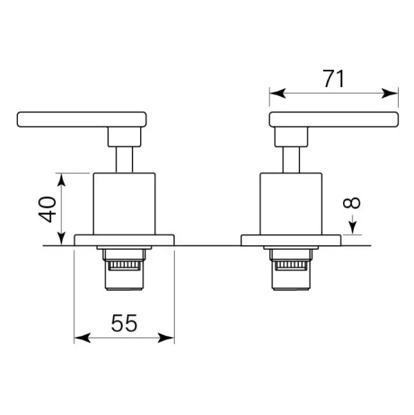 CHISEL D LEVER HOB TAP PR - Image 2
