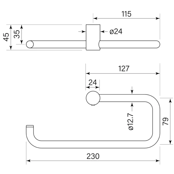 PEGASI NF TOILET ROLL HOLDER - Image 2