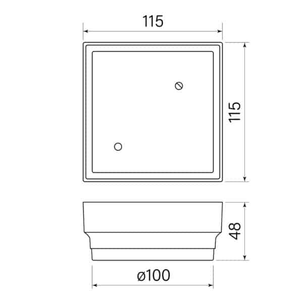 TILE IN FLOOR WASTE 115SQ X 100 - Image 2