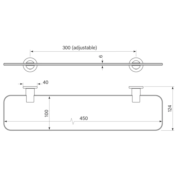 PEGASI GLASS SHELF - Image 2