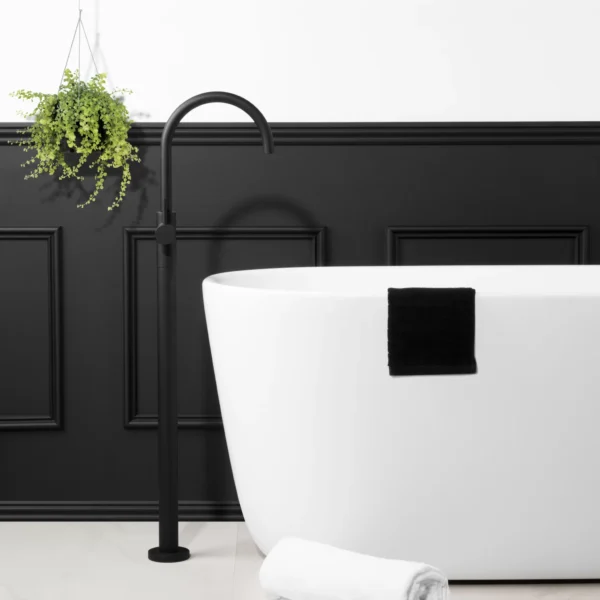 PEGASI FLOOR BATH MIXER CURVE - Image 3