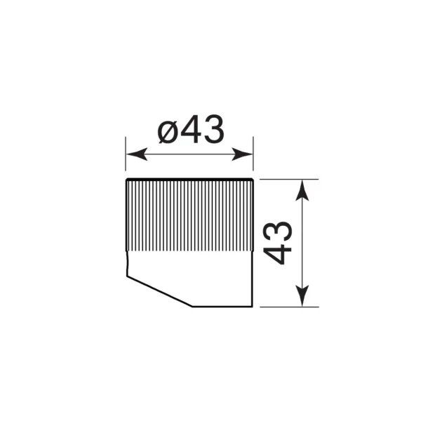 PEGASI UPWARD NO PIN HANDLE, FLUTED - Image 2