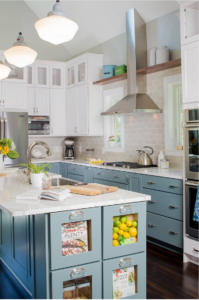 Coastal Kitchen Designs Beach Blue Green