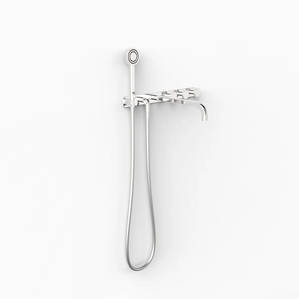 Fkit Figura Disc Wall Bath & shower tap system 250 - Image 2