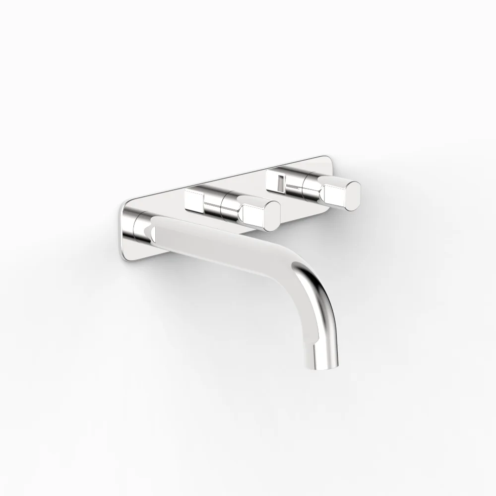 Fkit Figura Disc Wall Basin Tap set, 150 - Image 4