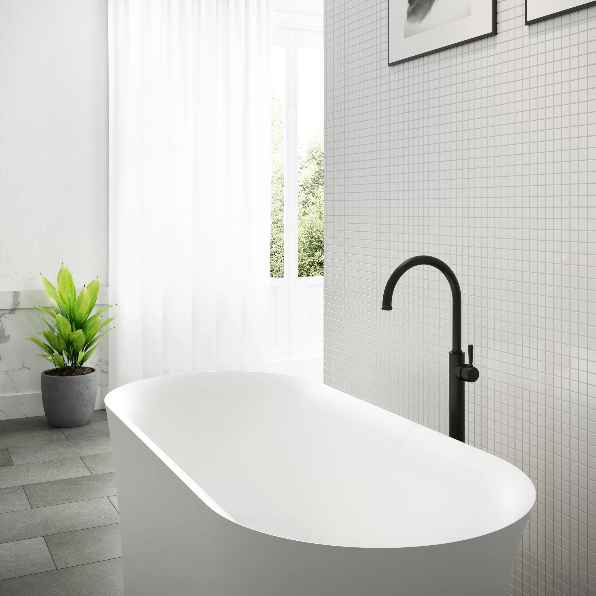Cascade Fkit Floor Bath mixer - Image 3