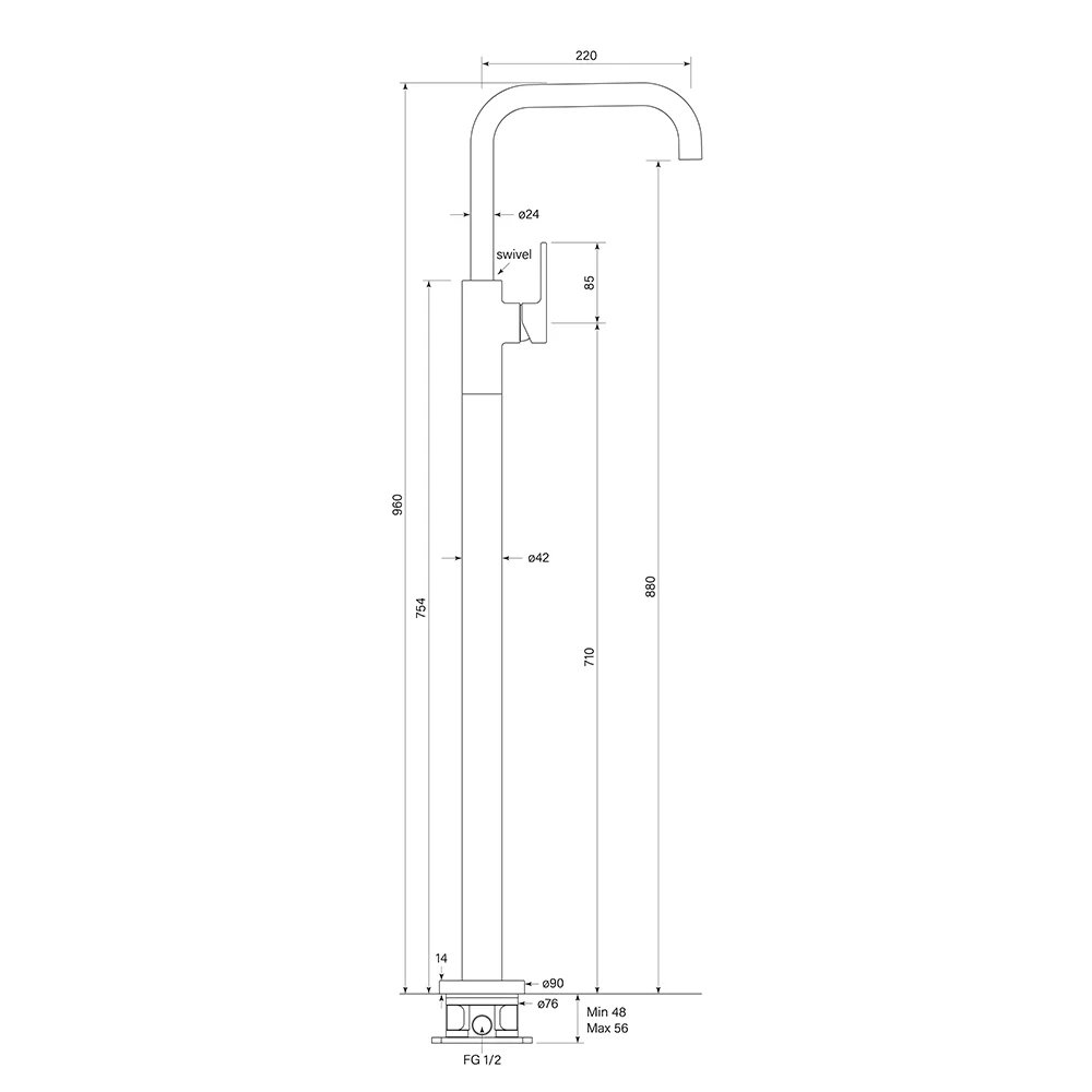 Zeos Fkit Floor Bath mix square - Image 2