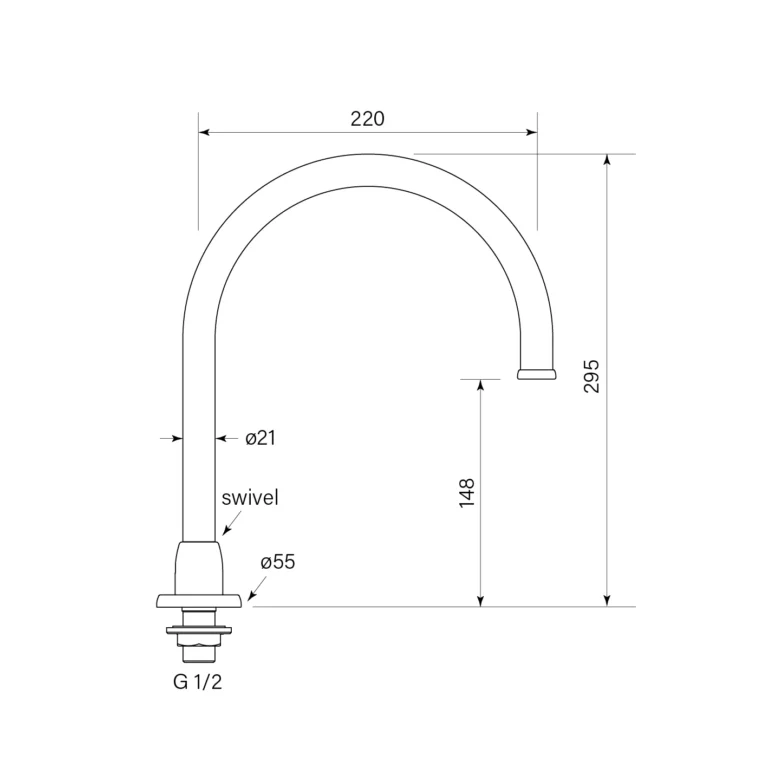Bremont Hob Spa Spout - Image 2