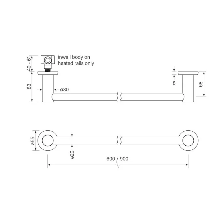 Bremont Non-Heated Rail 900 - Image 2