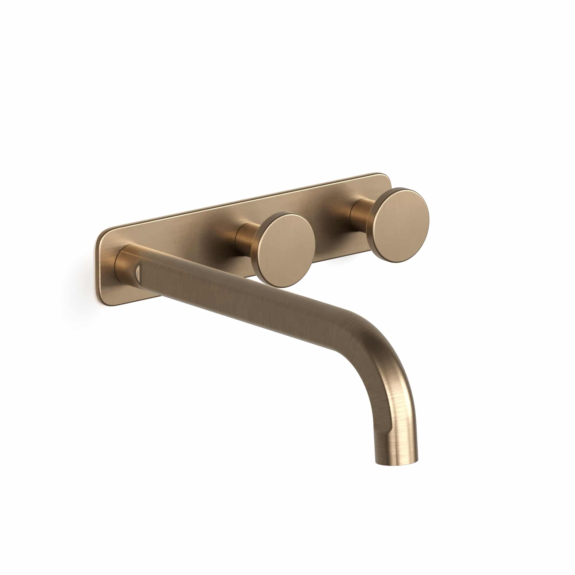 Figura Disc Wall Bath Tap Set 200